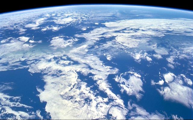 Ecosphere Thinking - World from Space